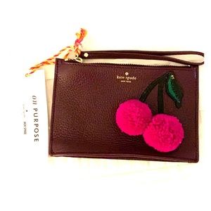 Brand new Kate Spade leather wristlet